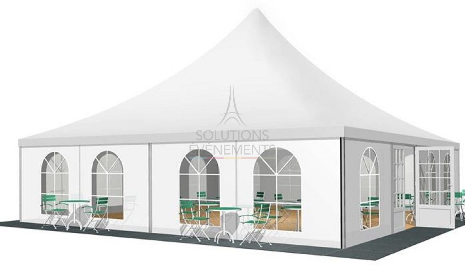 Location Barnum Tente pliante 3x3m Blanc - Pic-Event