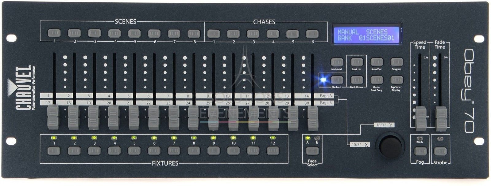 Chauvet rental - OBEY 70 - DMX controller