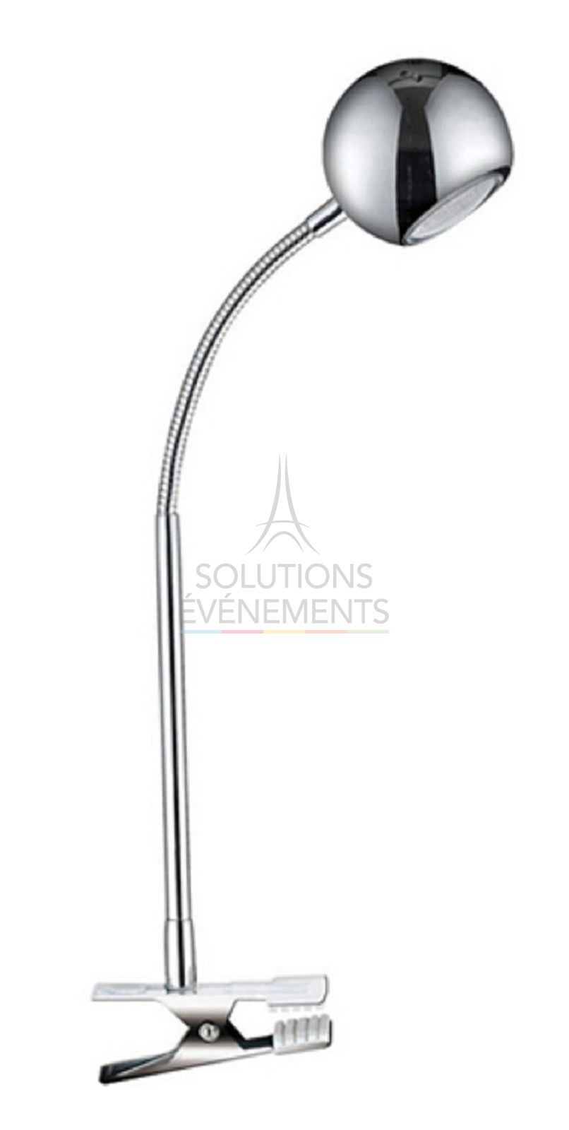 Rental of chrome clip spotlight