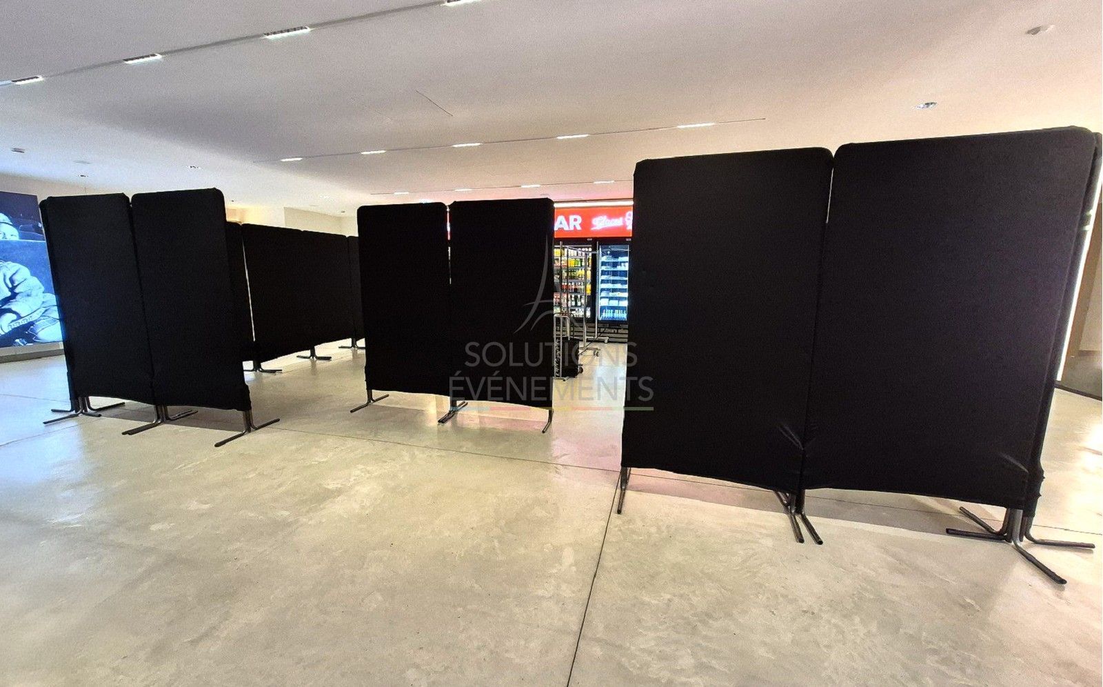 Cloison autoportante - Noir - Visuel 6