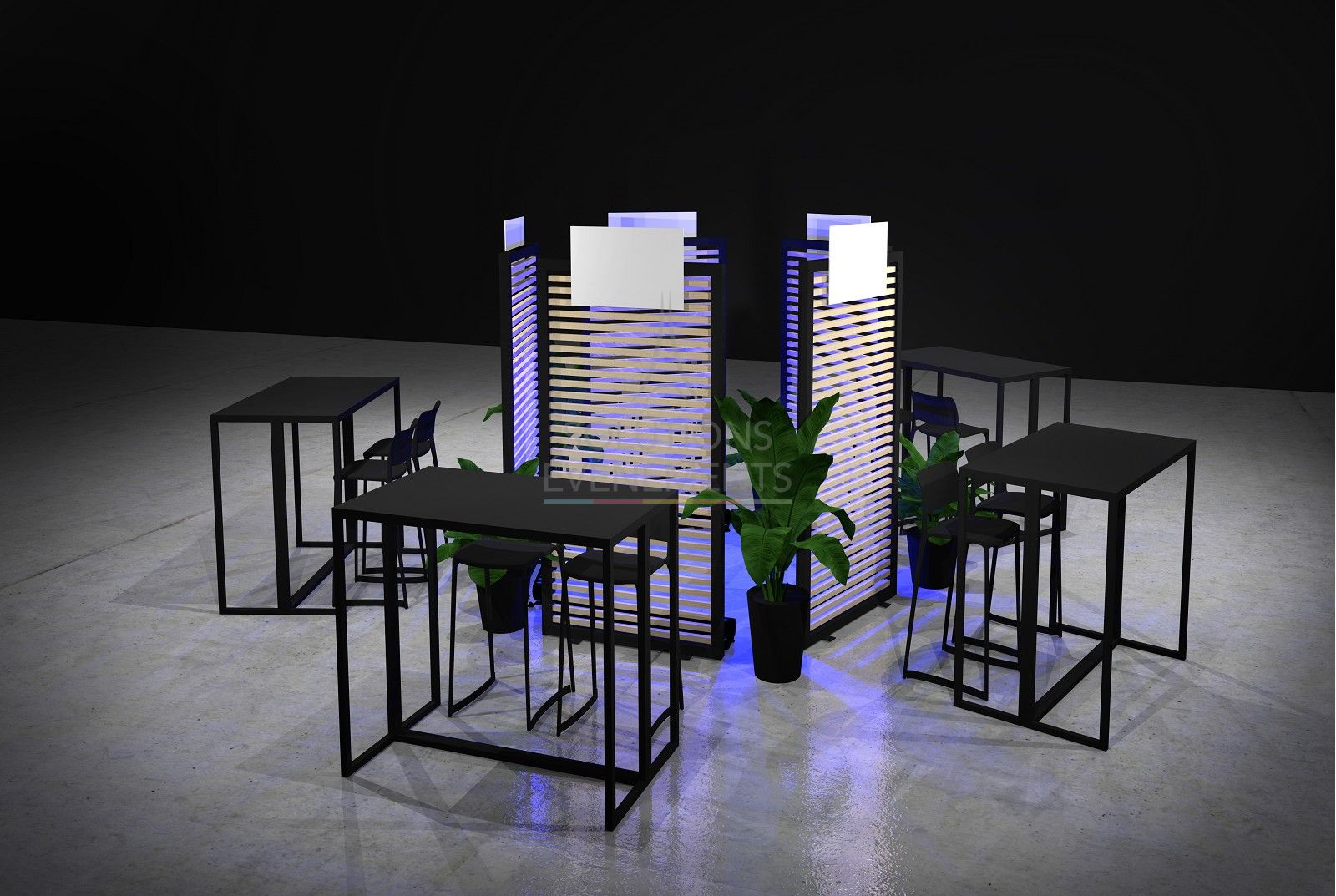 Cloison Premium Aluvision autoportée - 100x200 cm - Visuel 6