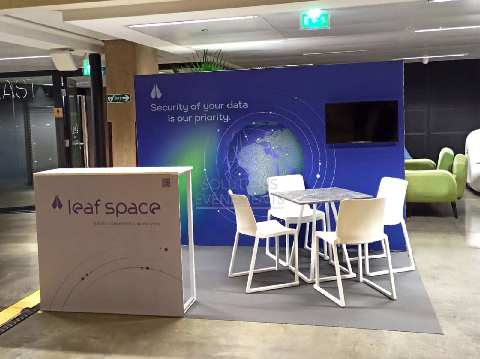 Comptoir Kubo Blanc Personnalisé - Plateau Blanc - Visuel 3