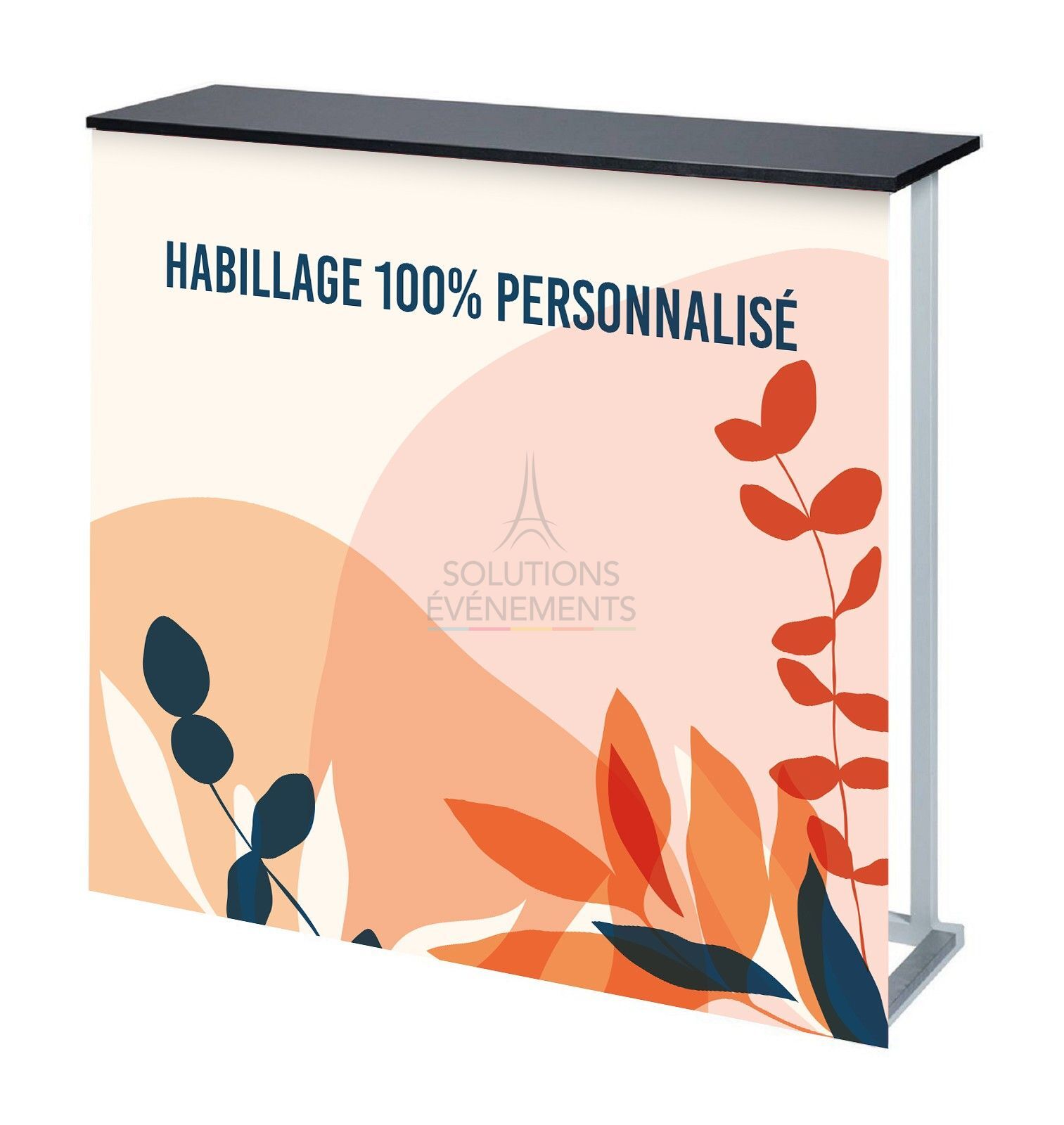 Location de comptoir design personnalisé