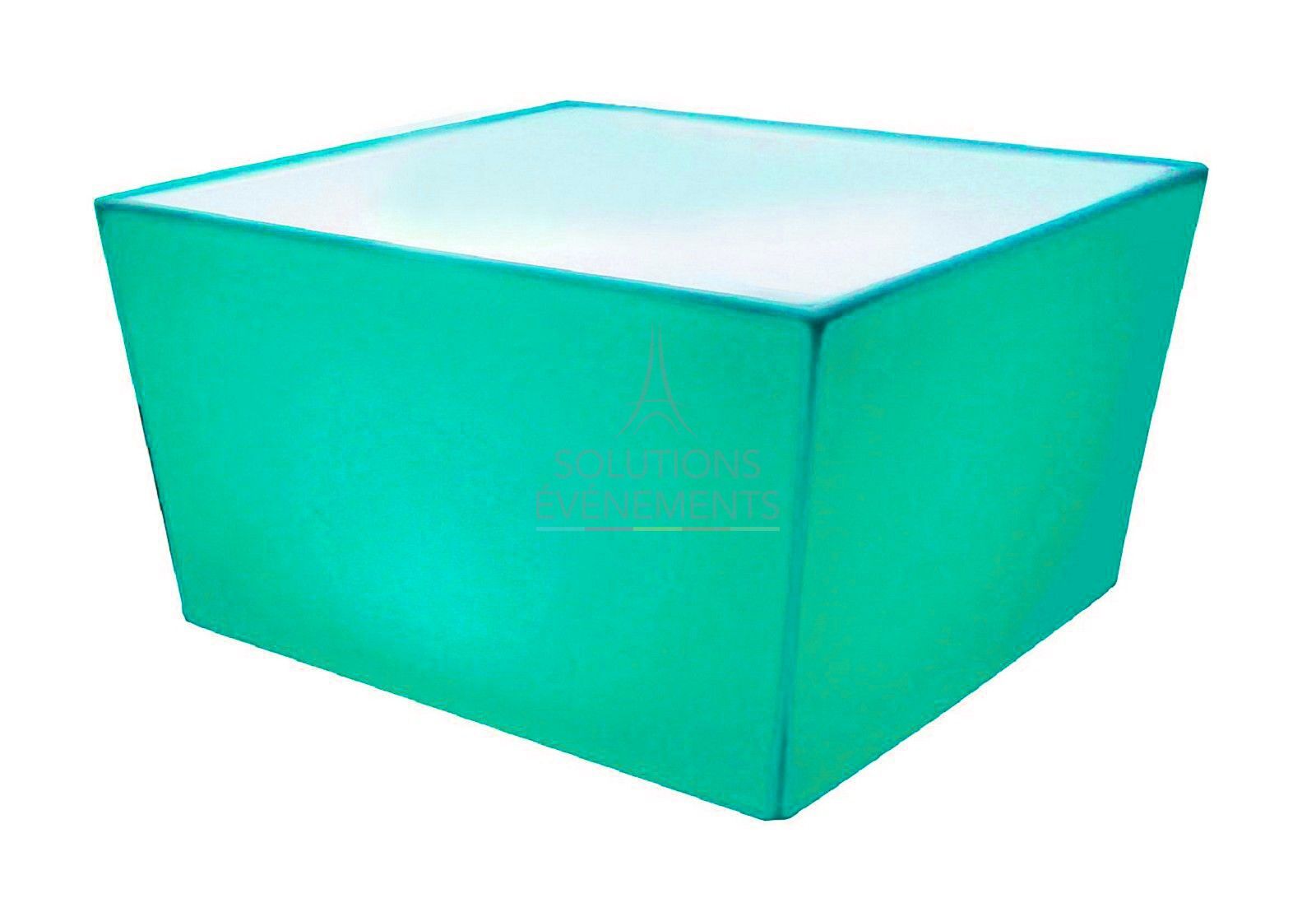 Location de table basse Conic Lumineuse LED