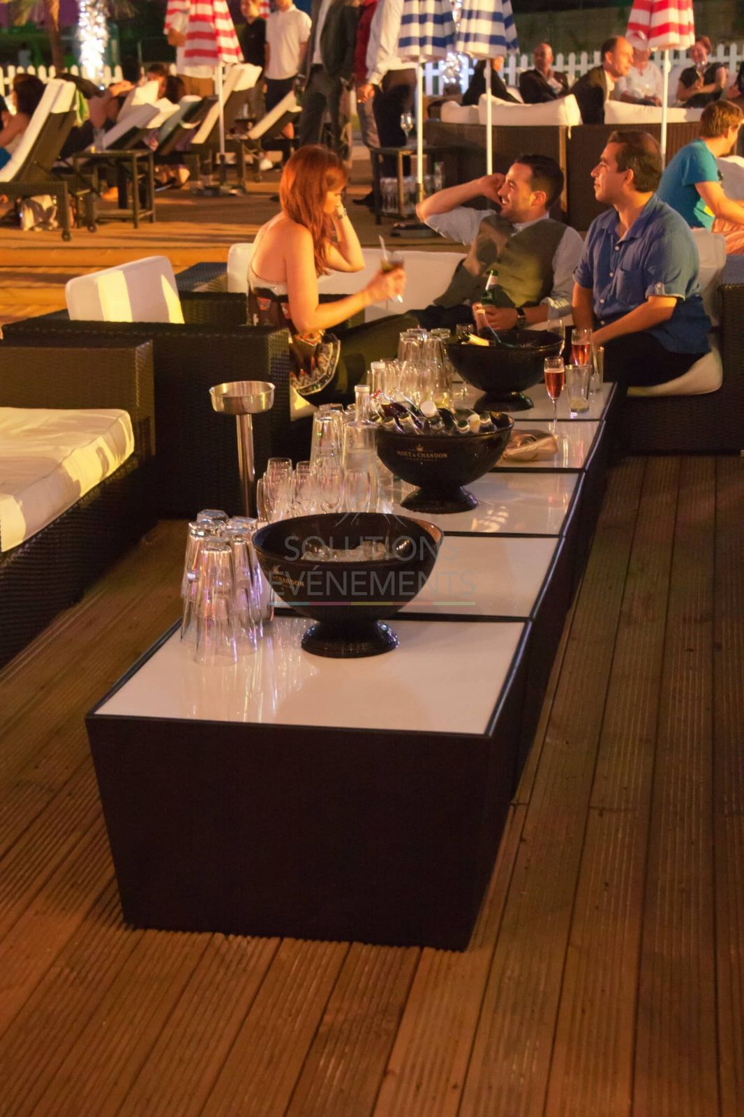 Conic Party coffee table black - Visual 2