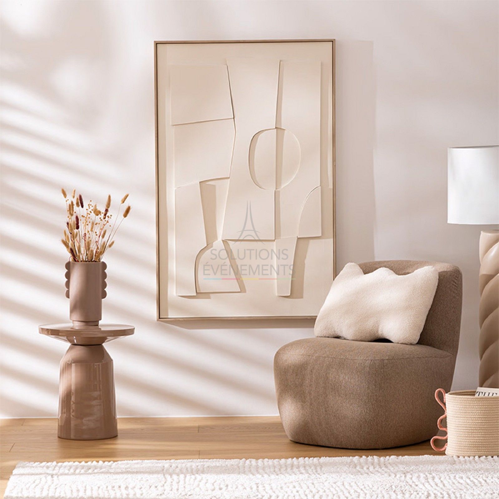 Conix beige coffee table - Visual 2