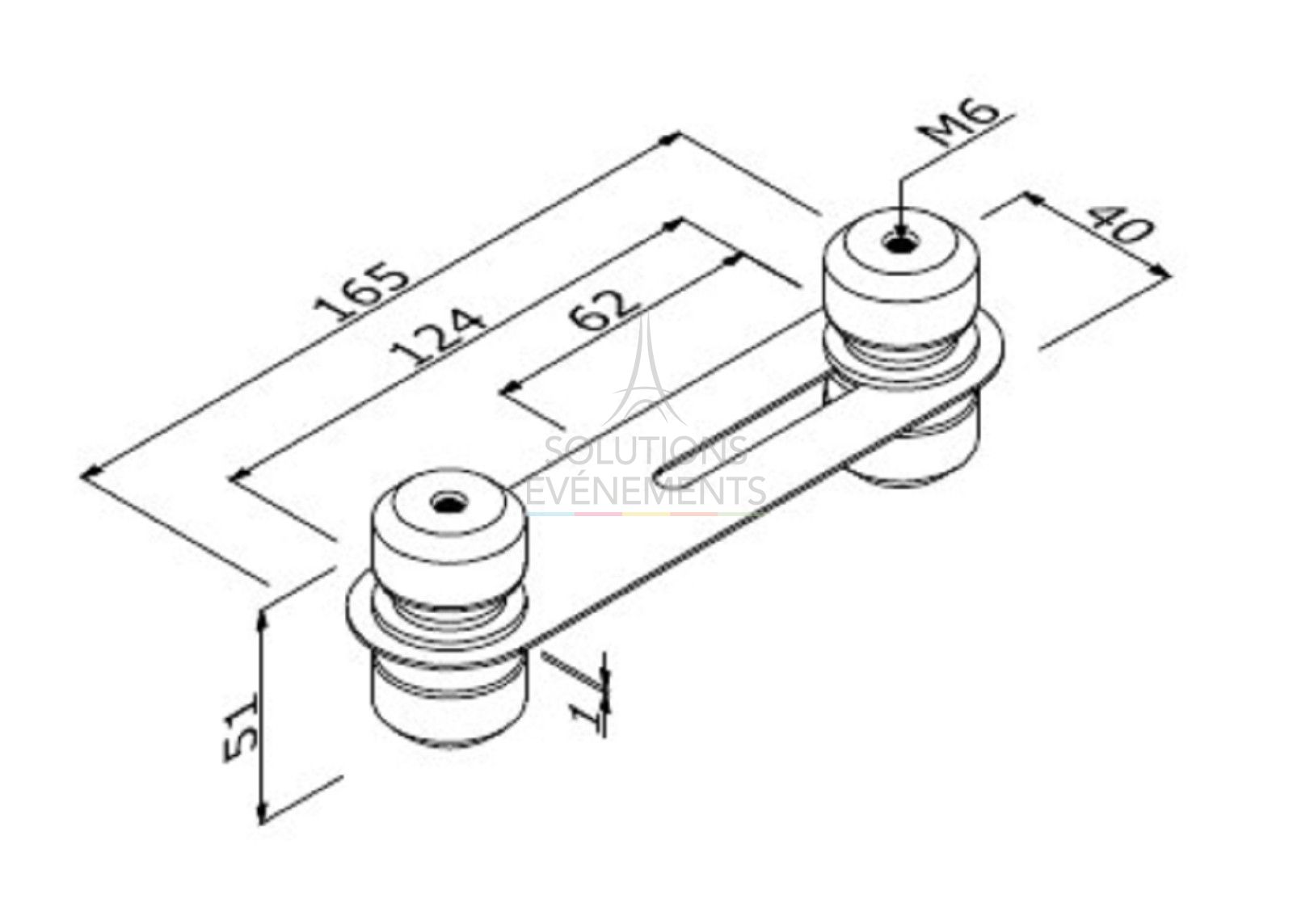 Location de connecteur pour stand modulaire