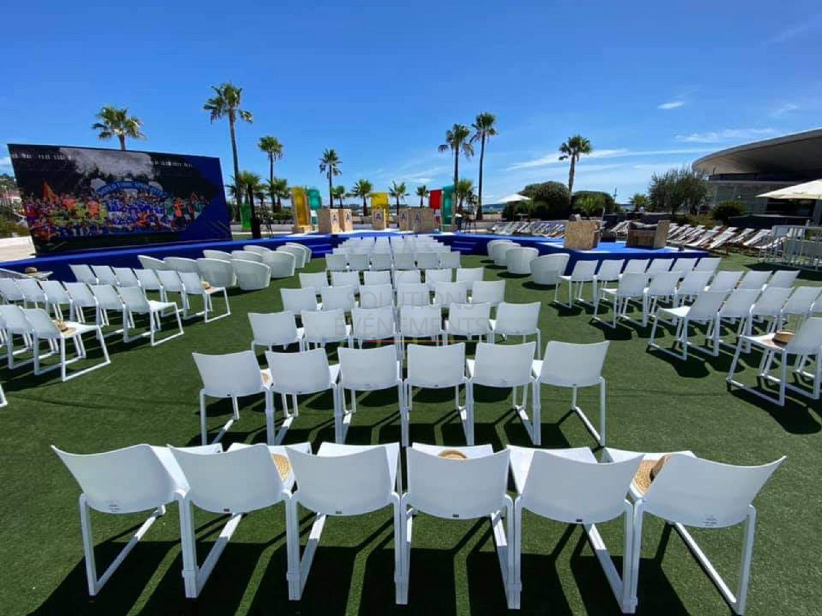 Connecteur blanc pour chaise Kasar - Visuel 3