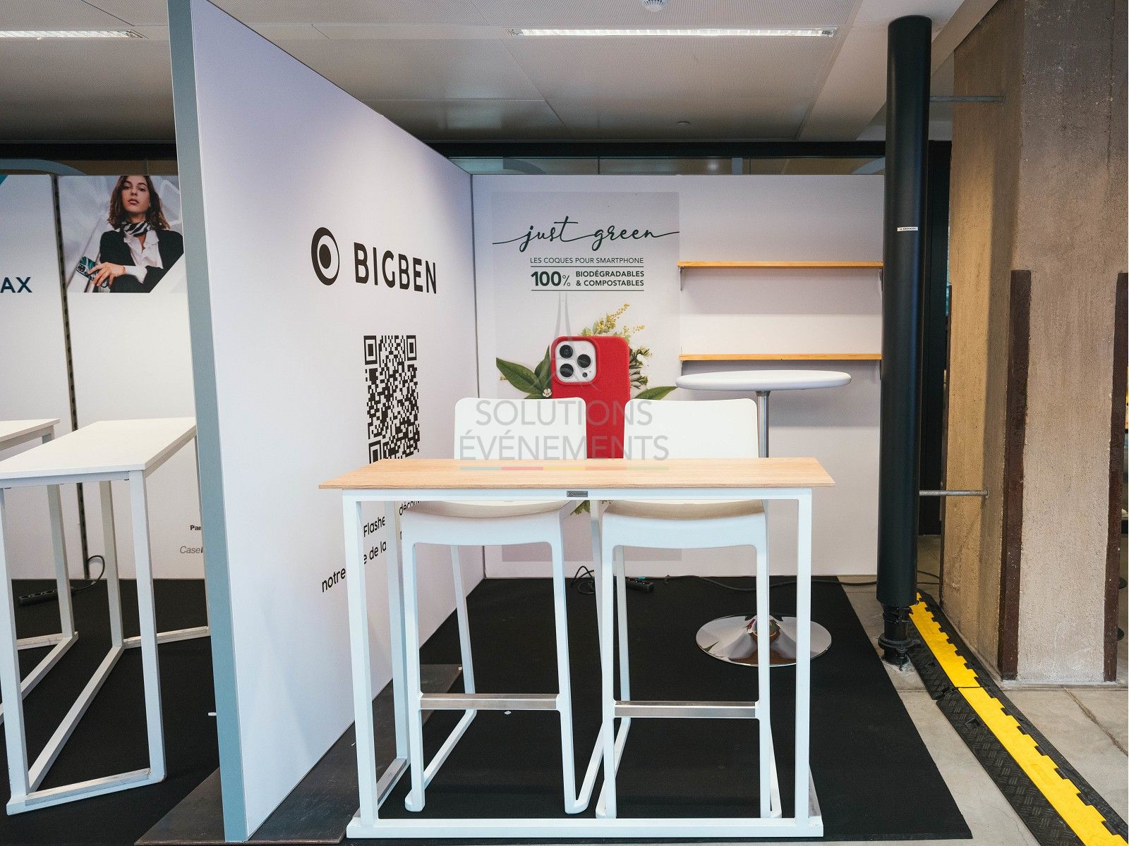 Console buffet Kubo Blanche - Plateau Pembroke - Visuel 3