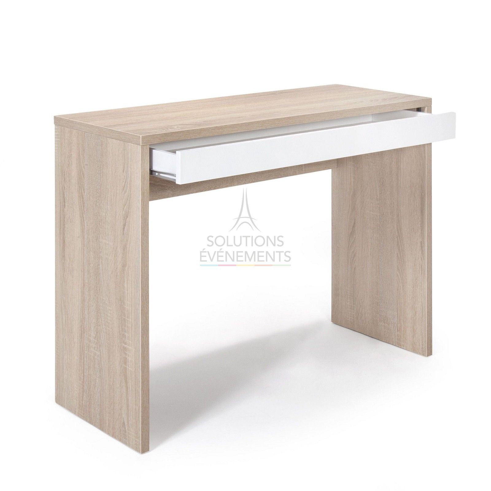 Console scandinave - Chêne clair - Visuel 3
