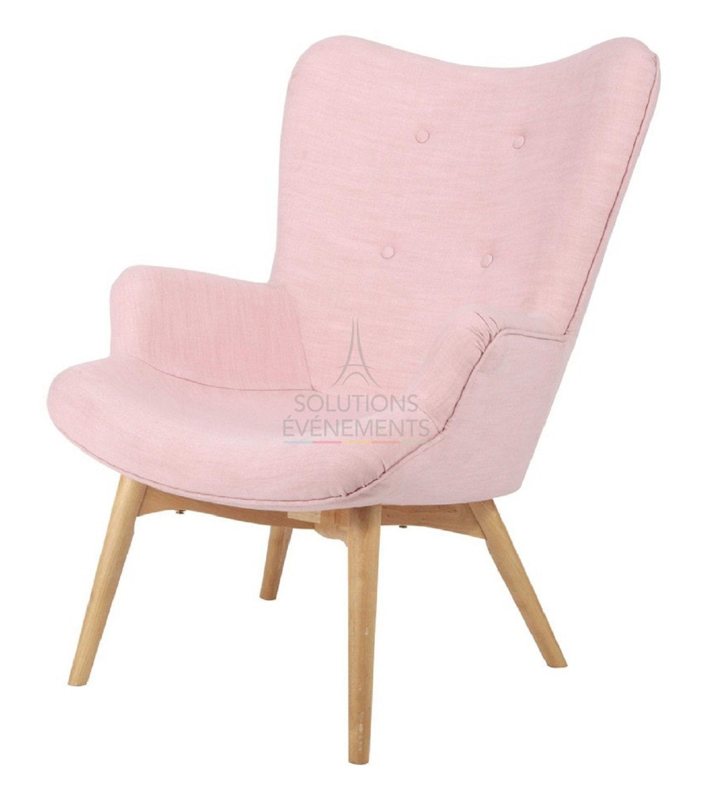 Scandinavian style designer armchair rental