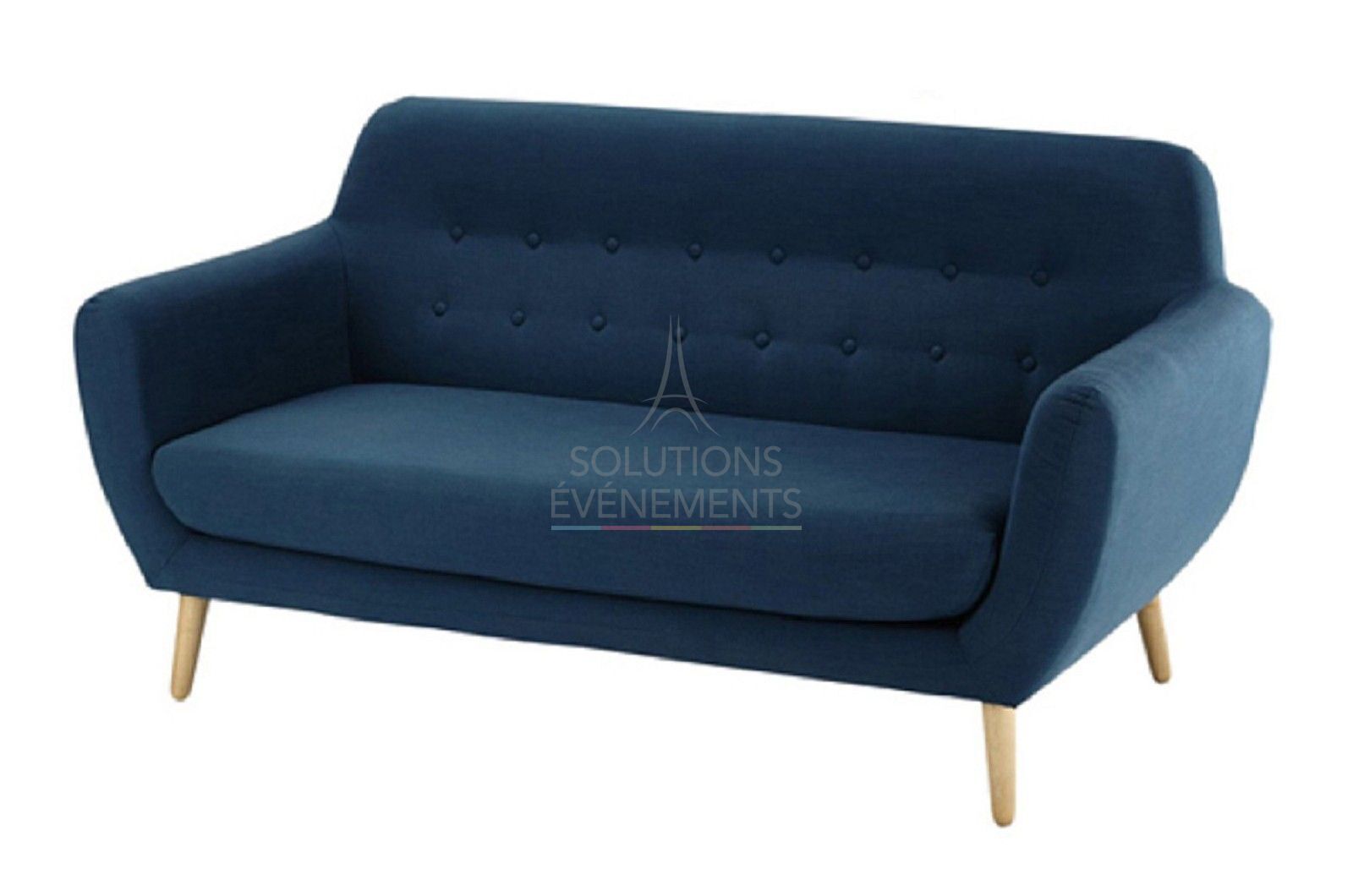 Location canapé design style scandinave pour 2 à 3 personnes