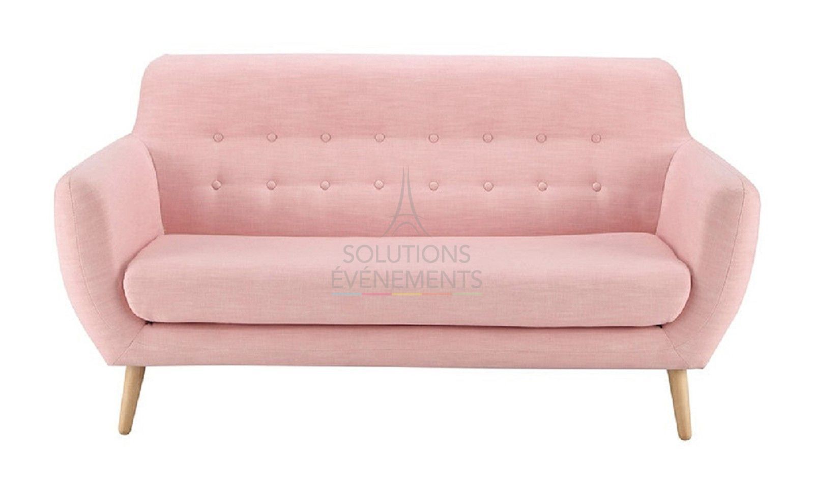 Scandinavian style designer sofa rental for 2 to 3 people