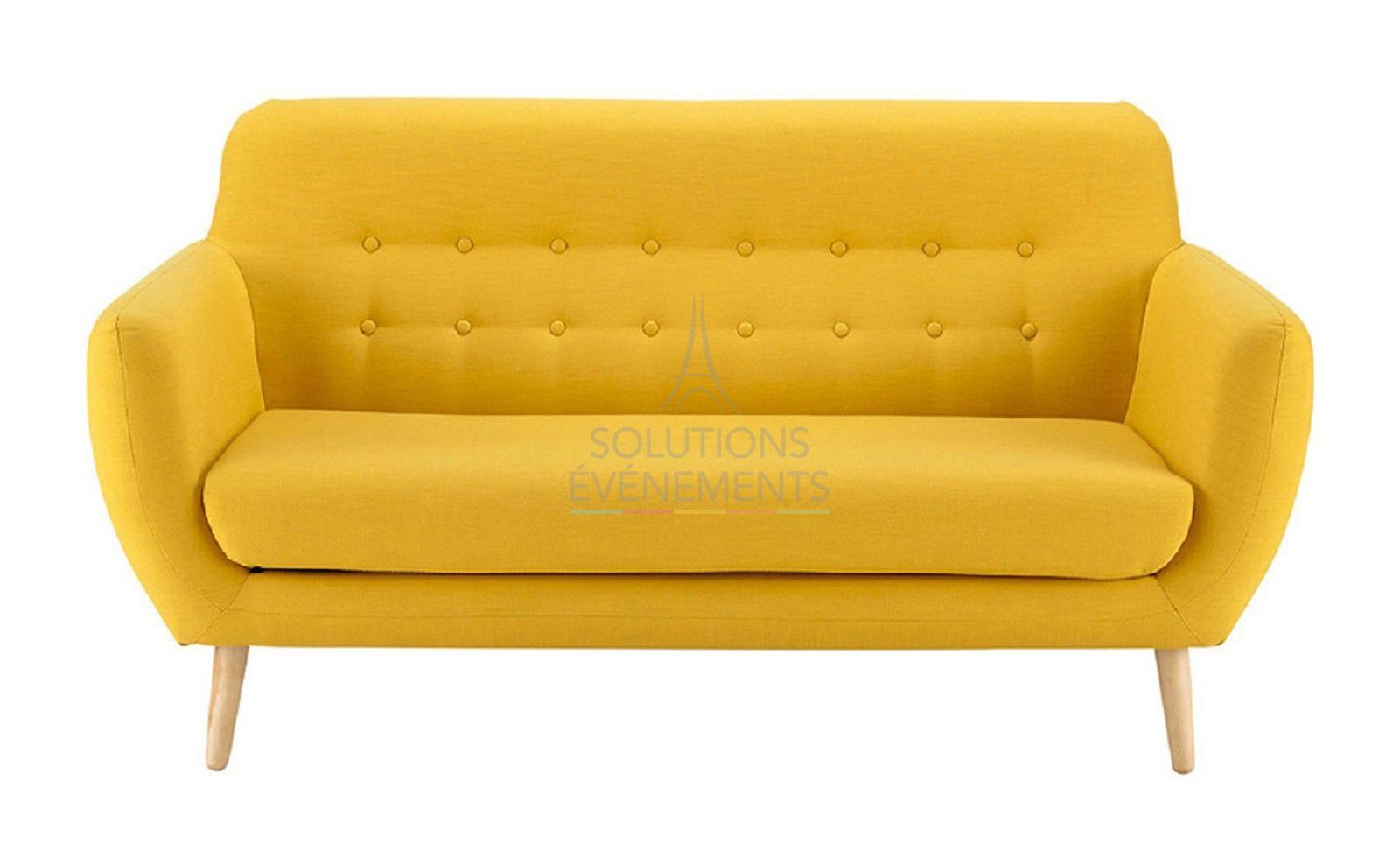 Location canapé design style scandinave pour 2 à 3 personnes