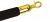 Black velvet cord & gold tips
