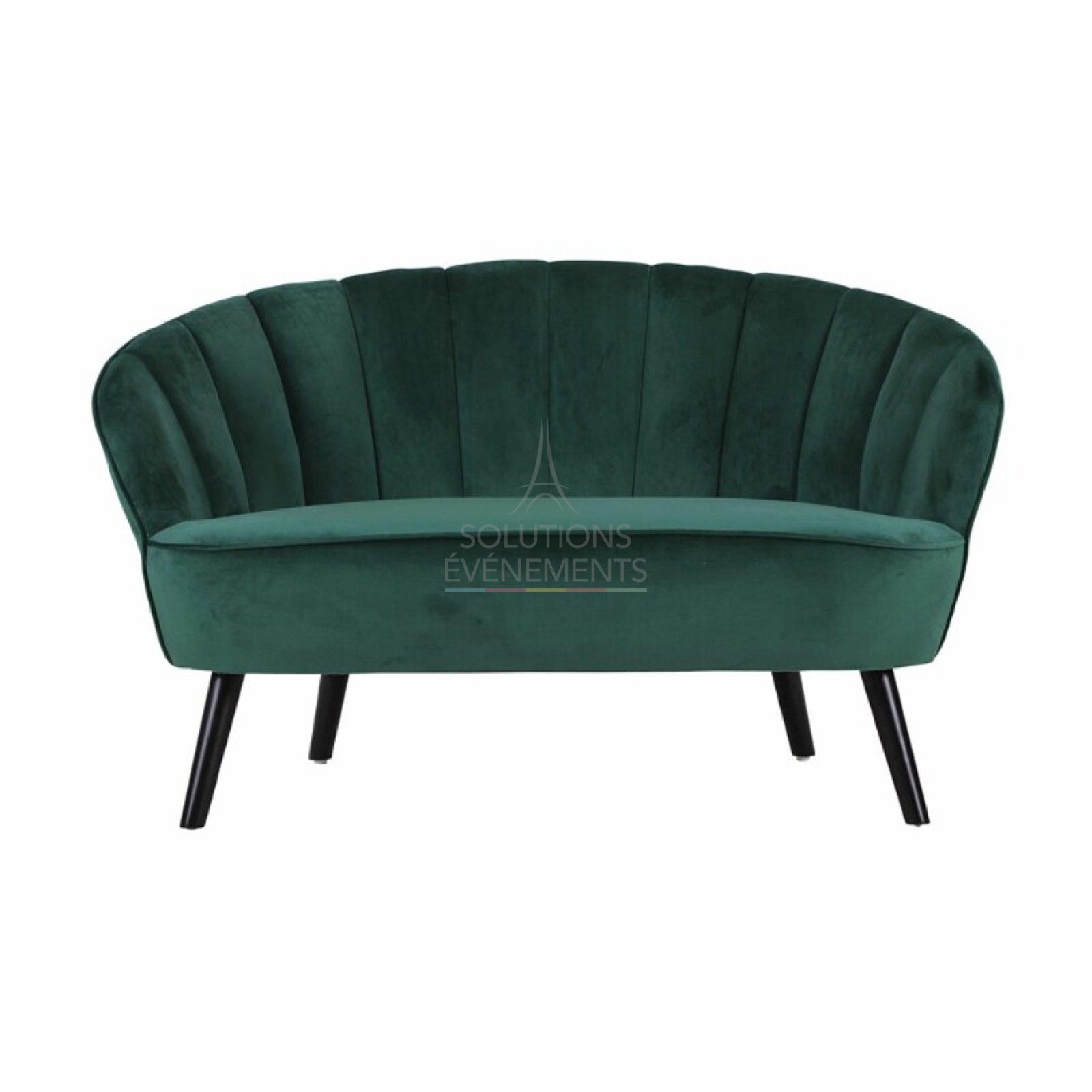 Corolle green velvet sofa - Visual 2