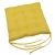 Coussin de chaise Jaune