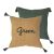 Jute Green Cushion