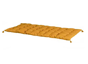 Location de long coussin jaune curry de 60 x120