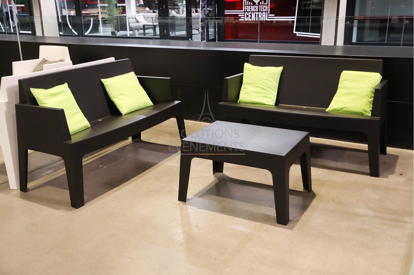 Coussin vert pomme - Visuel 2