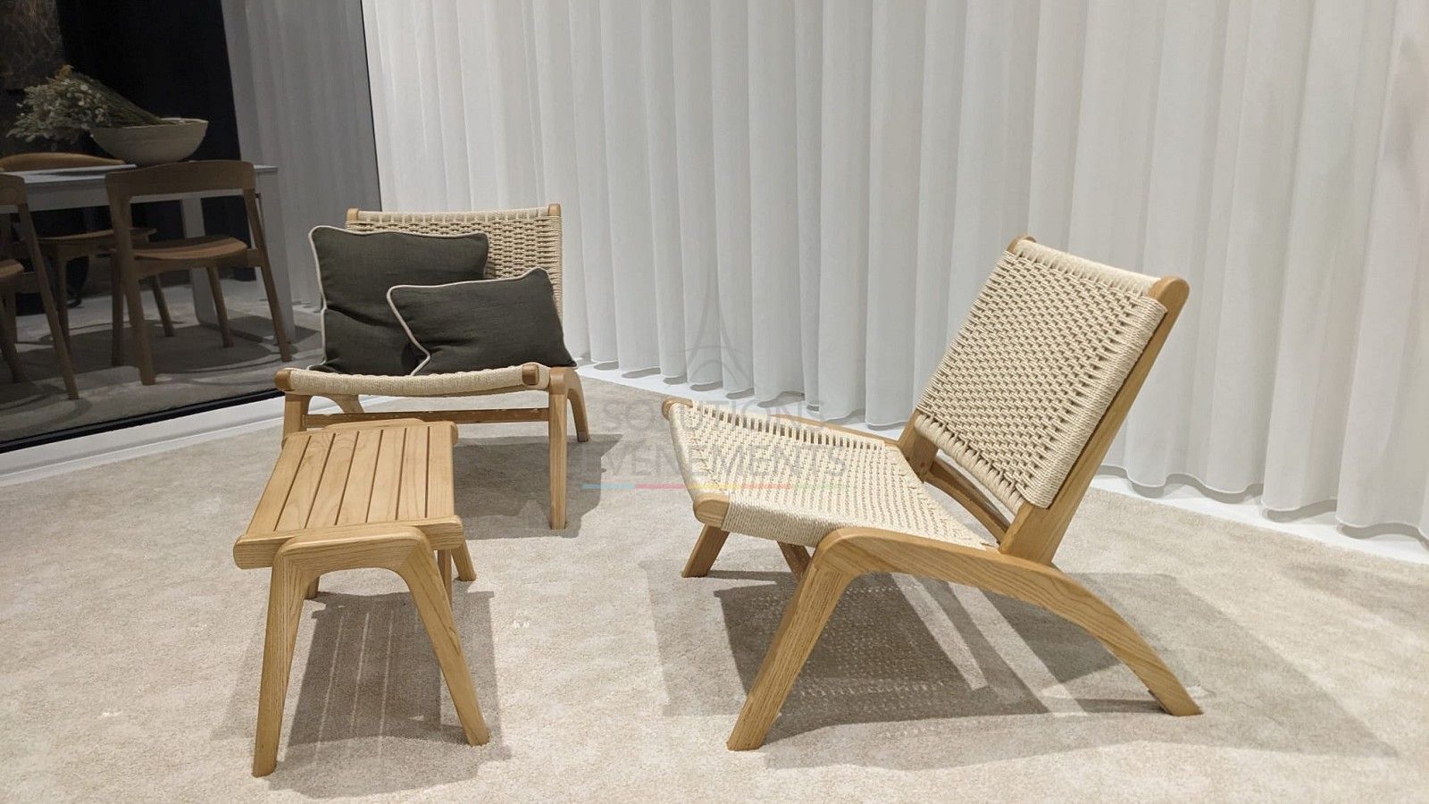 Deauville wooden armchair - Visual 2