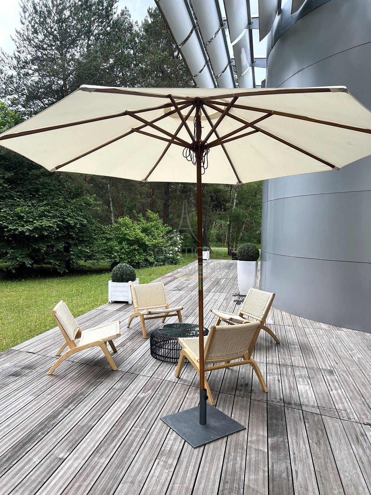 Deauville wooden armchair - Visual 3