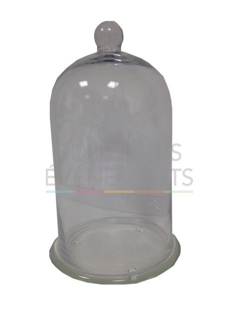 Glass bell rental, glass base to display your products