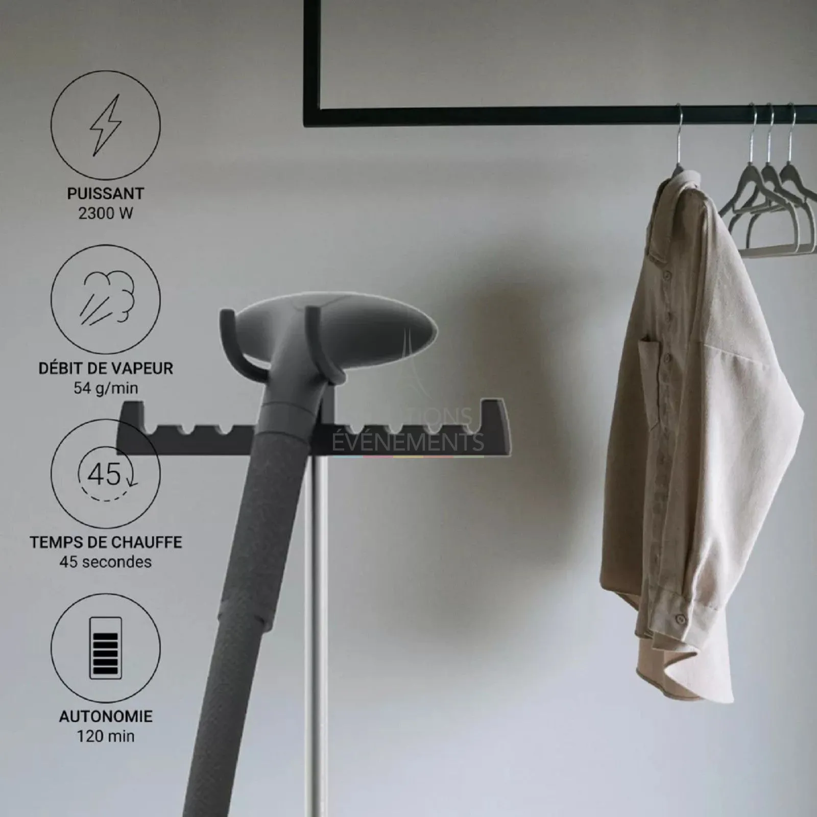 Défroisseur/Steamer vapeur professionnel - Visuel 6