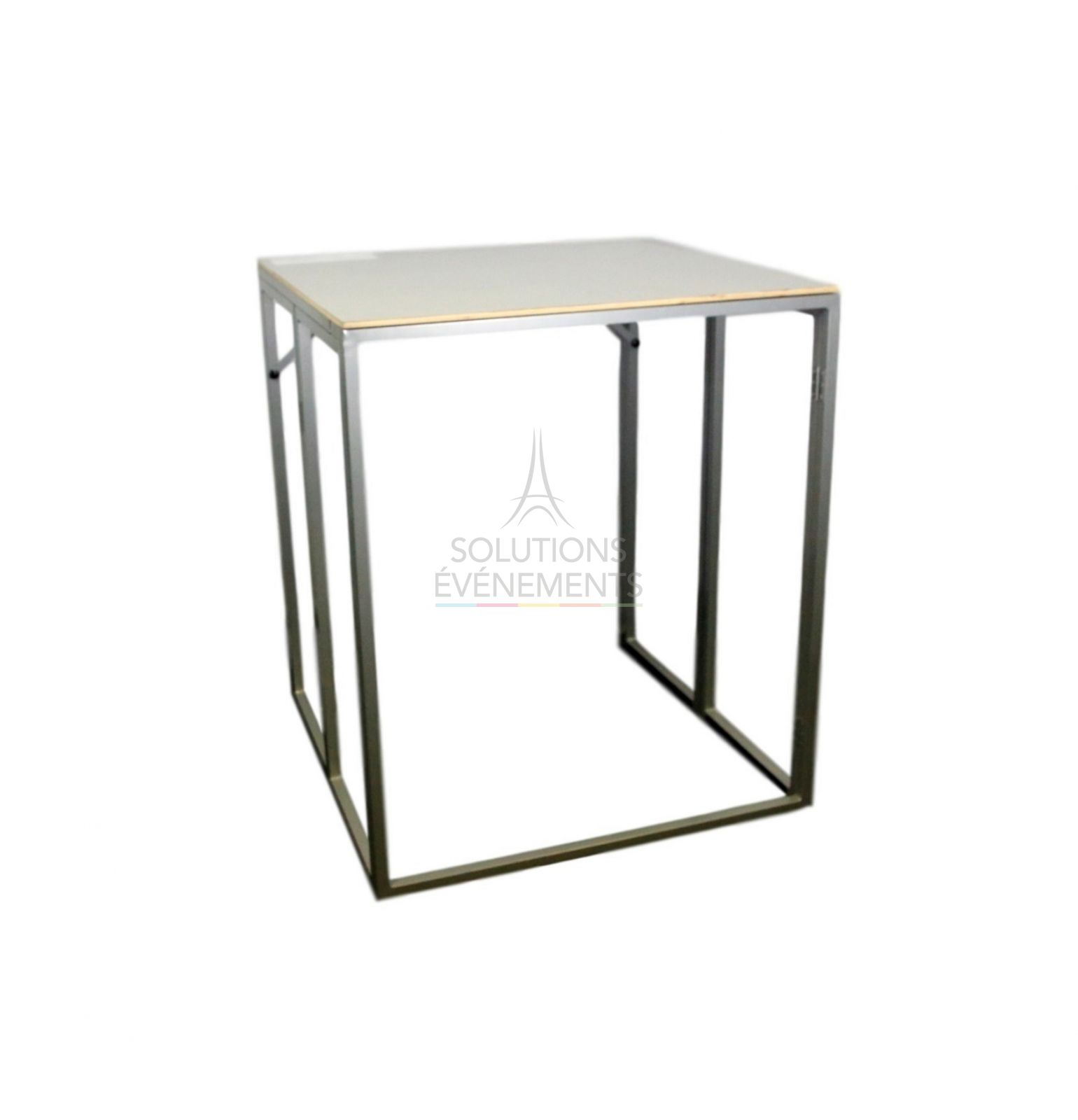 Location de demi buffet 94x94cm Hauteur 110cm