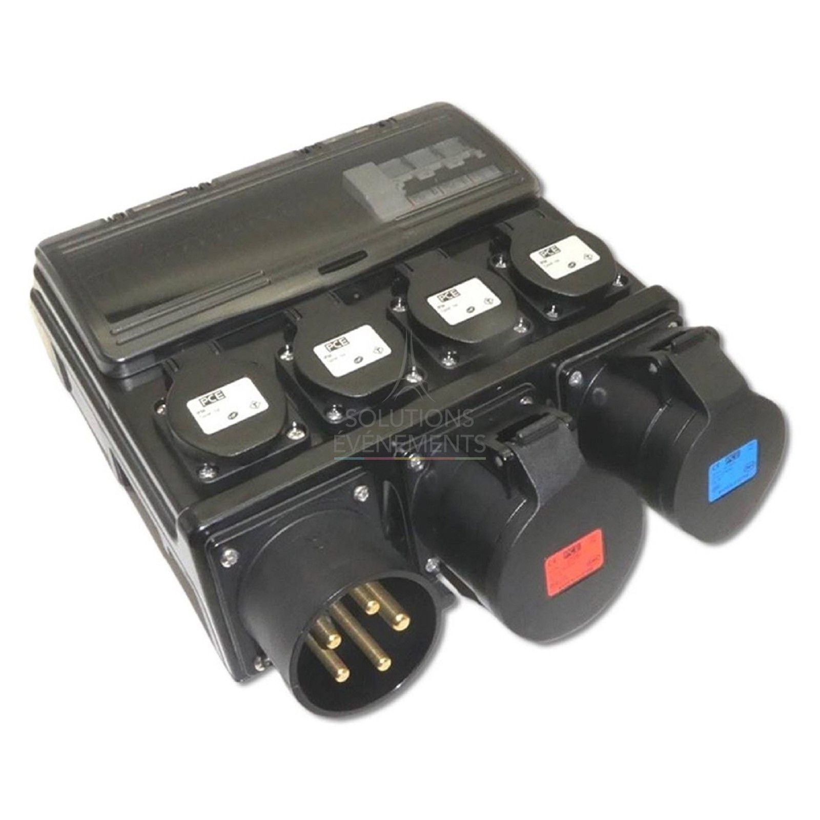 Rental of 32A three-phase box with single-three outputs