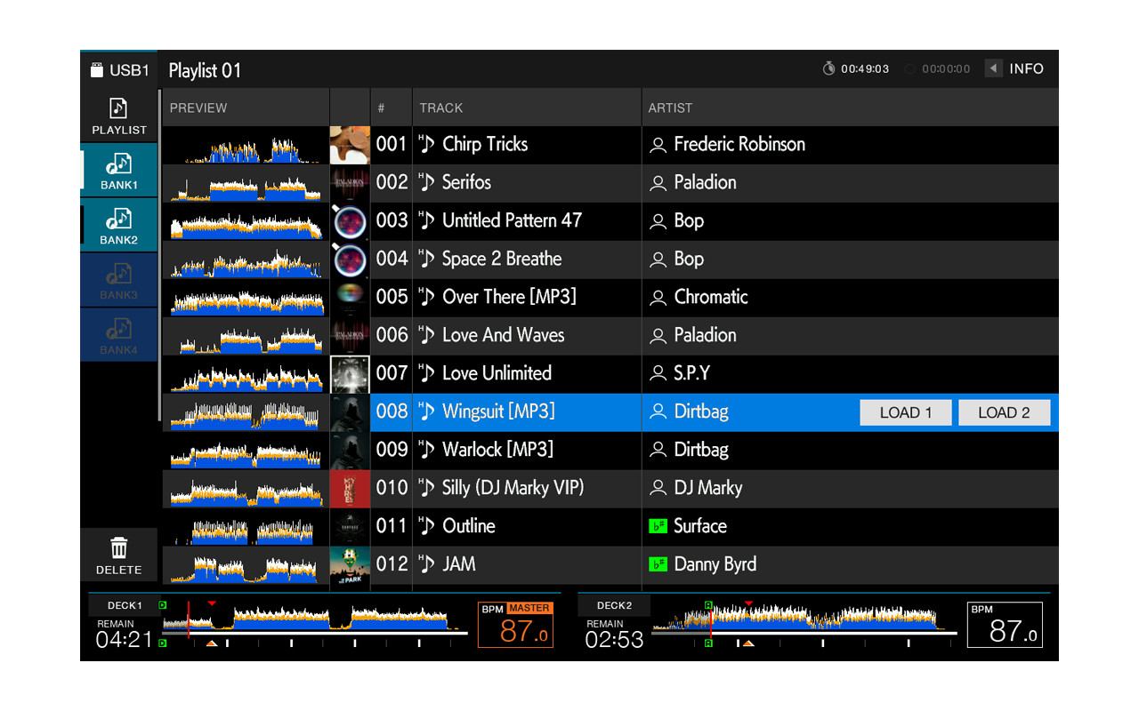 DJ PRO control room - Pioneer XDJ-RX3 - Visual 5