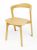 rental natural oak wood chair