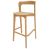 rental of a high chair in natural oak wood