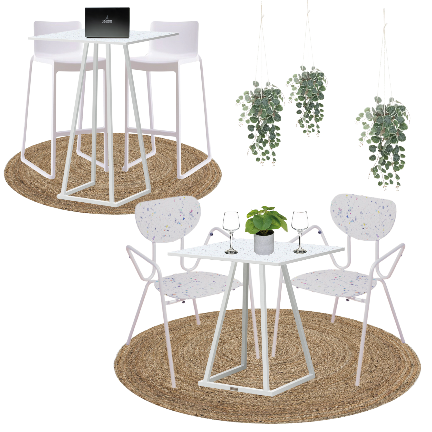 Event inspiration moodboard - Eco Plastic