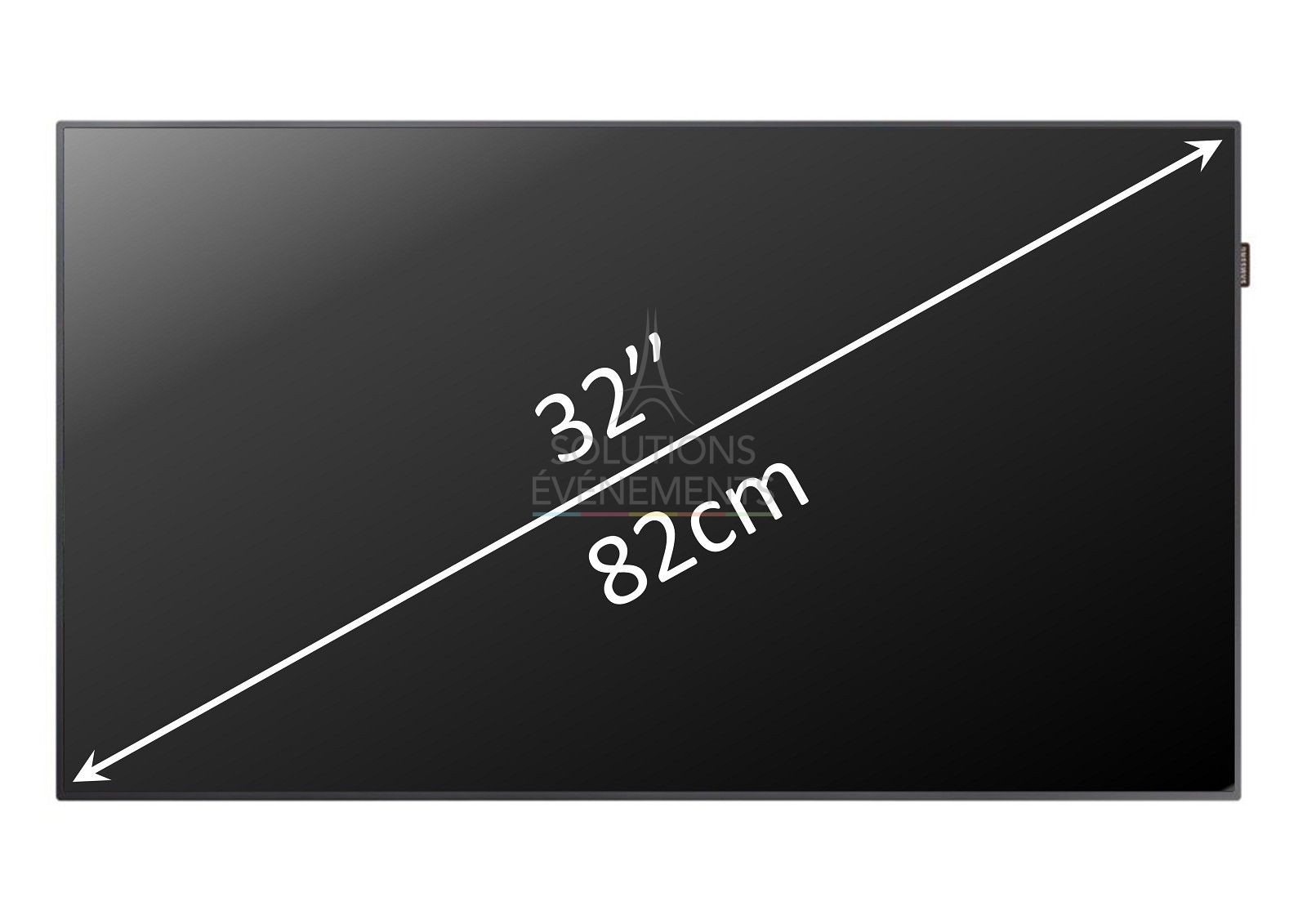 Location ecran plat Samsung QM32R