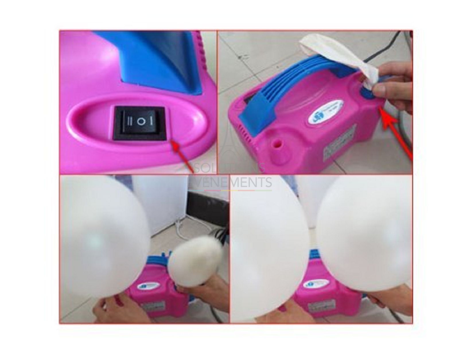 Electric balloon inflator - Visual 5