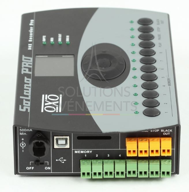 Enregistreur DMX Solano Pro OXO - Visuel 3