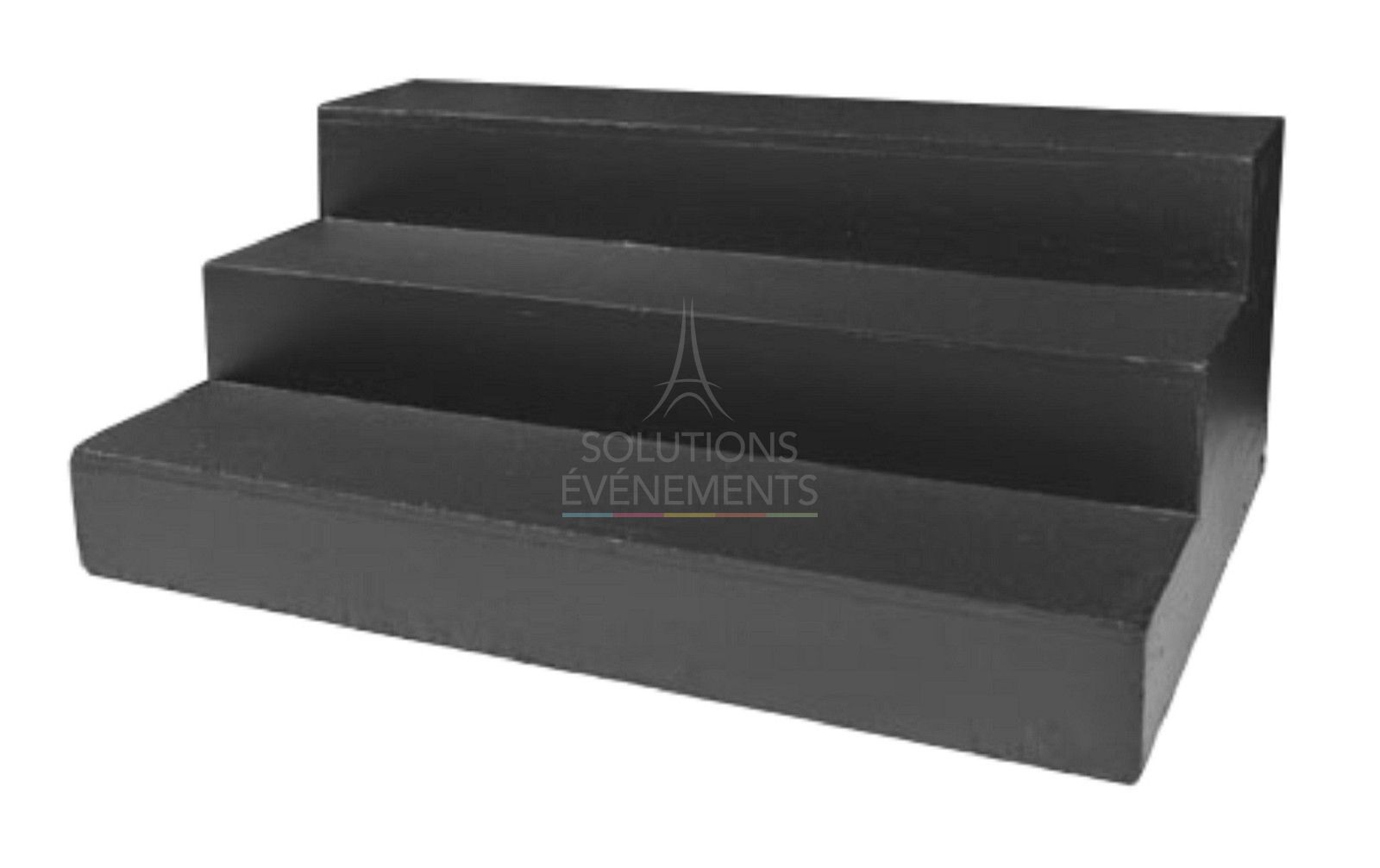 Location d'escalier pour scène, podium et estrade d'une hauteur de 60cm