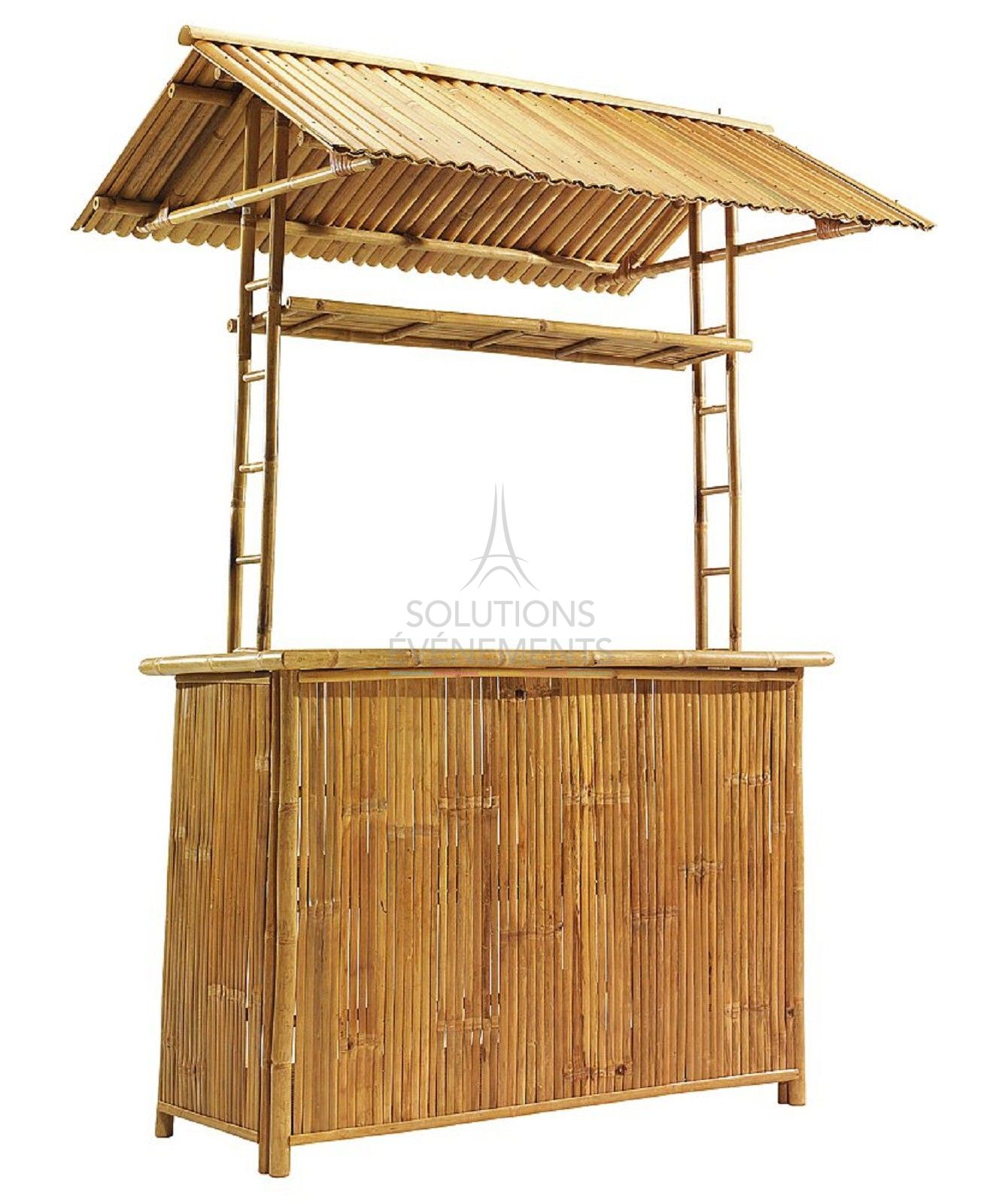 Location de bar exotique en bambou