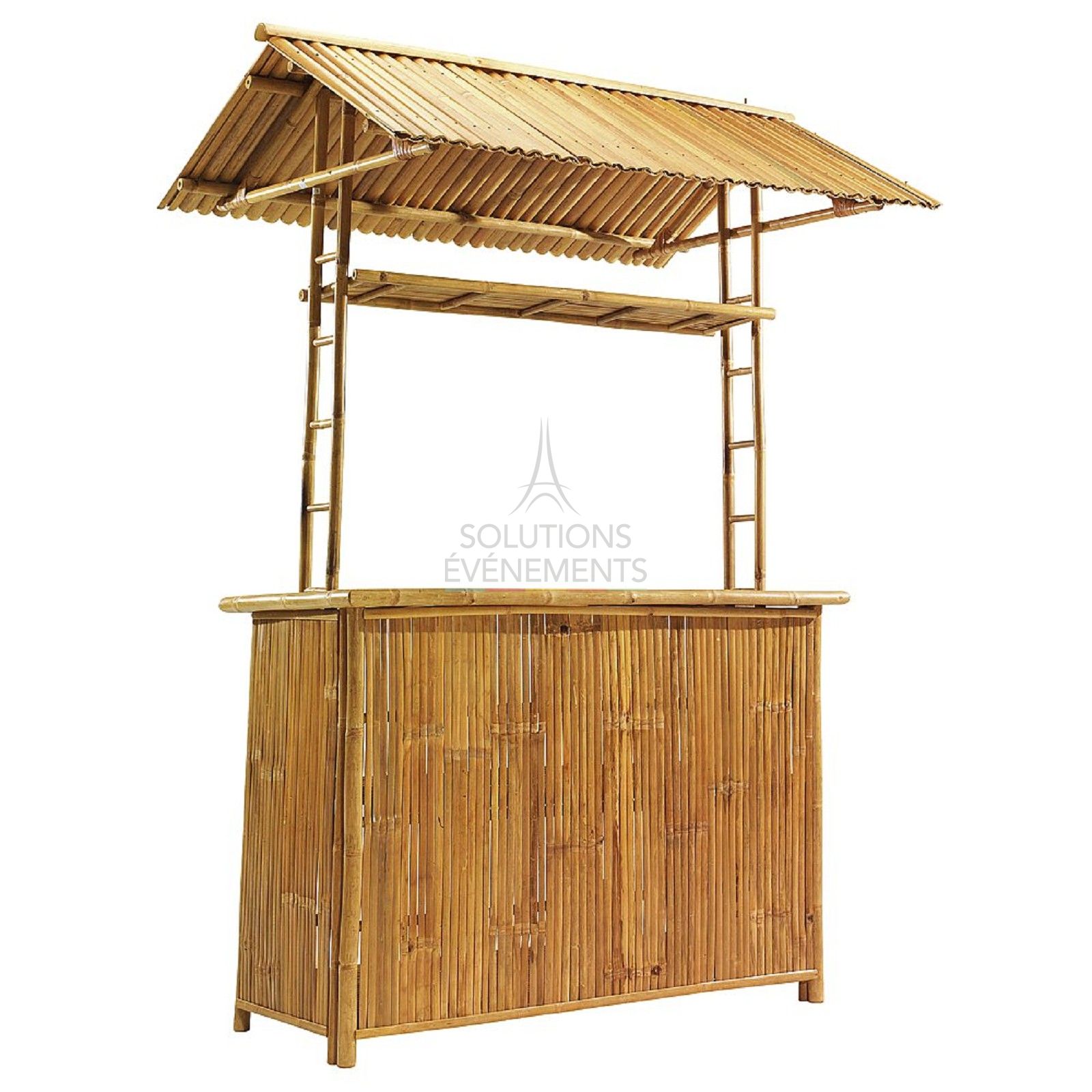 Exotic bamboo bar rental
