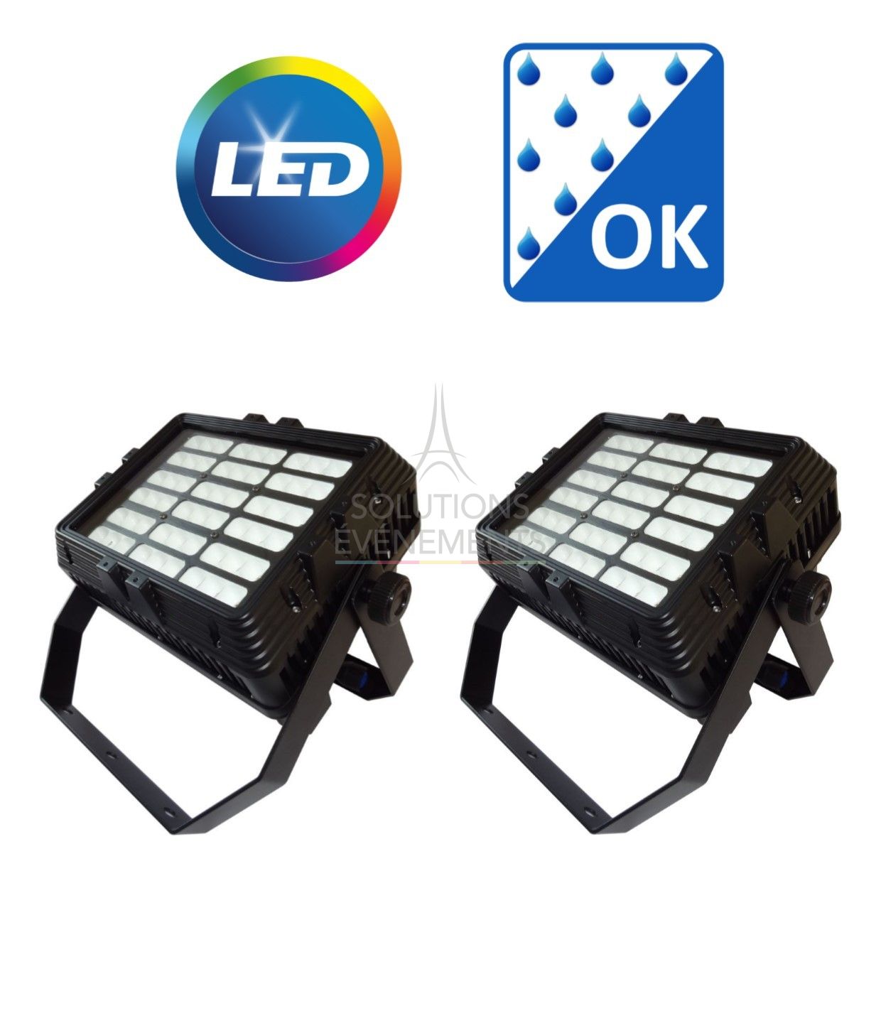 Rental of an outdoor lighting pack