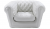 Fauteuil Blanc Chesterfield Gonflable CH-A