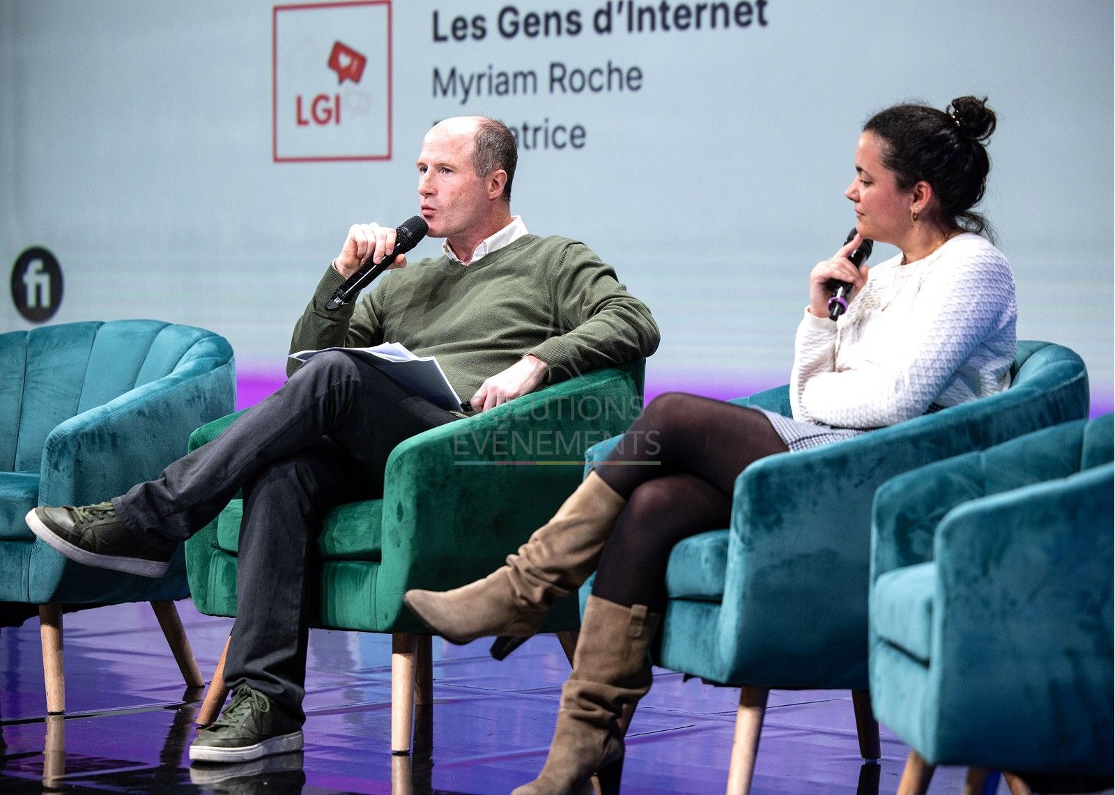 fauteuil juliette velours vert - visuel 3