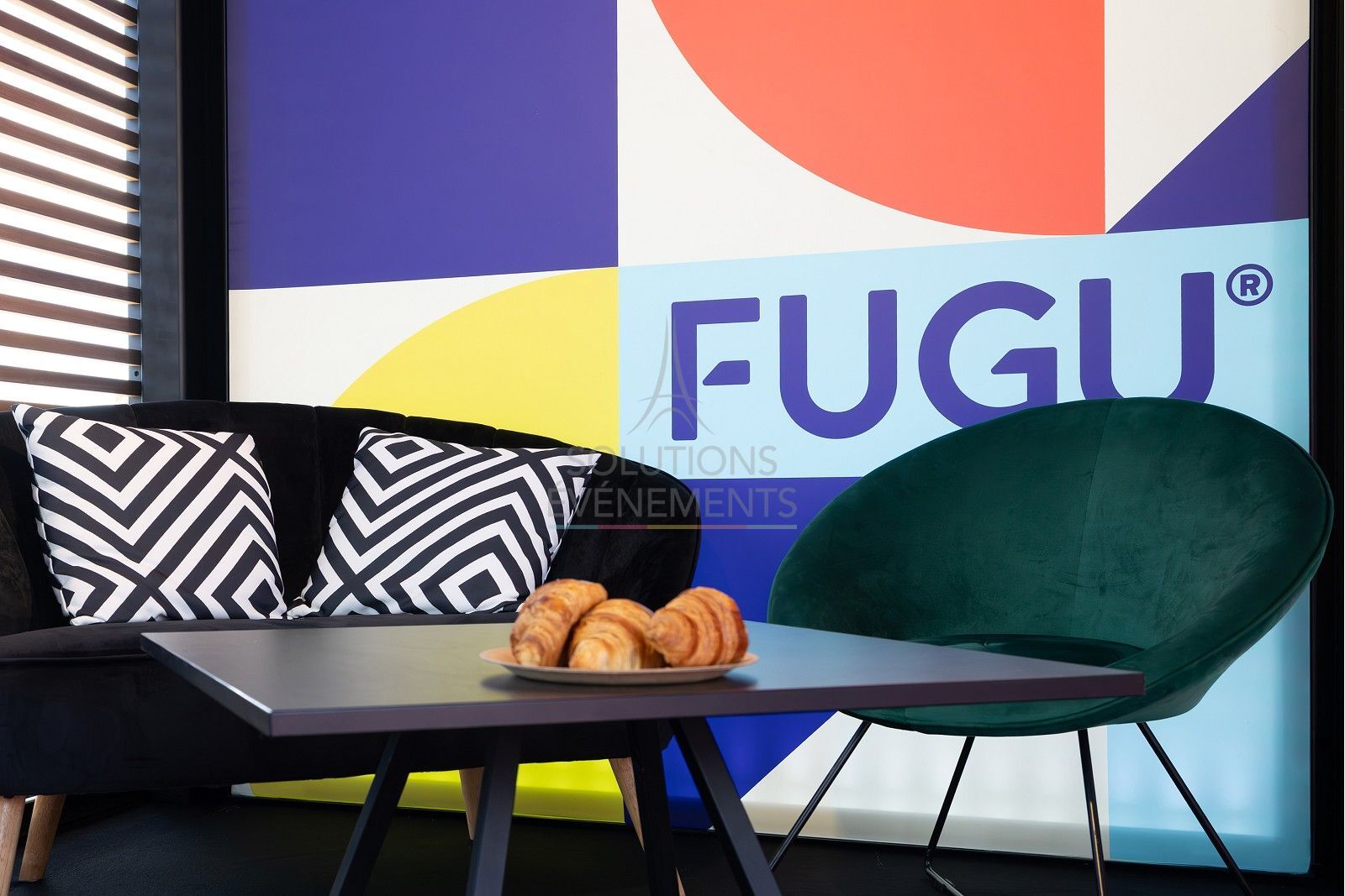 Fauteuil Leonie velours vert - Visuel 6