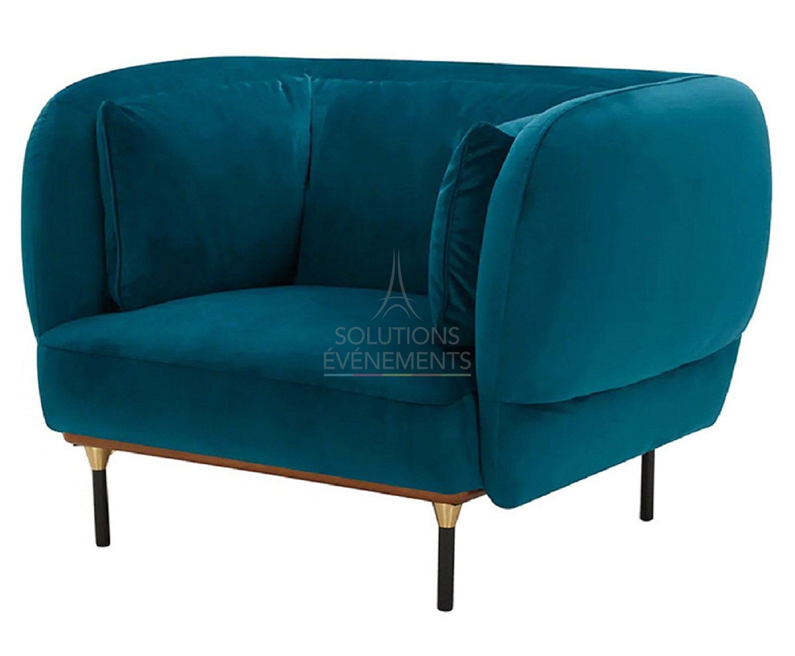 Fauteuil Paloma bleu - Visuel 1
