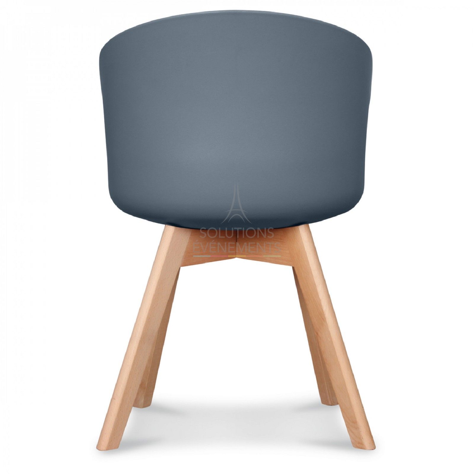 Fauteuil Scandinave design gris anthracite - Visuel 5