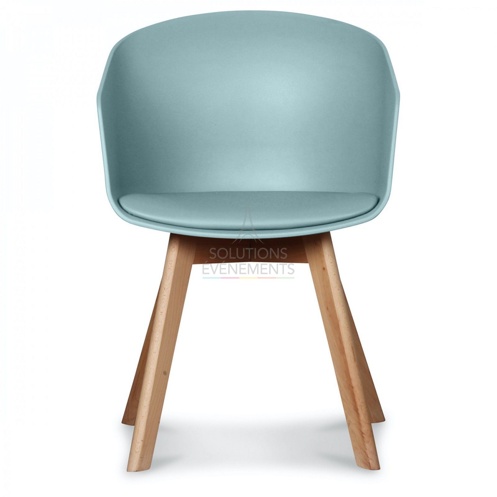 Fauteuil Scandinave design vert thym - Visuel 2