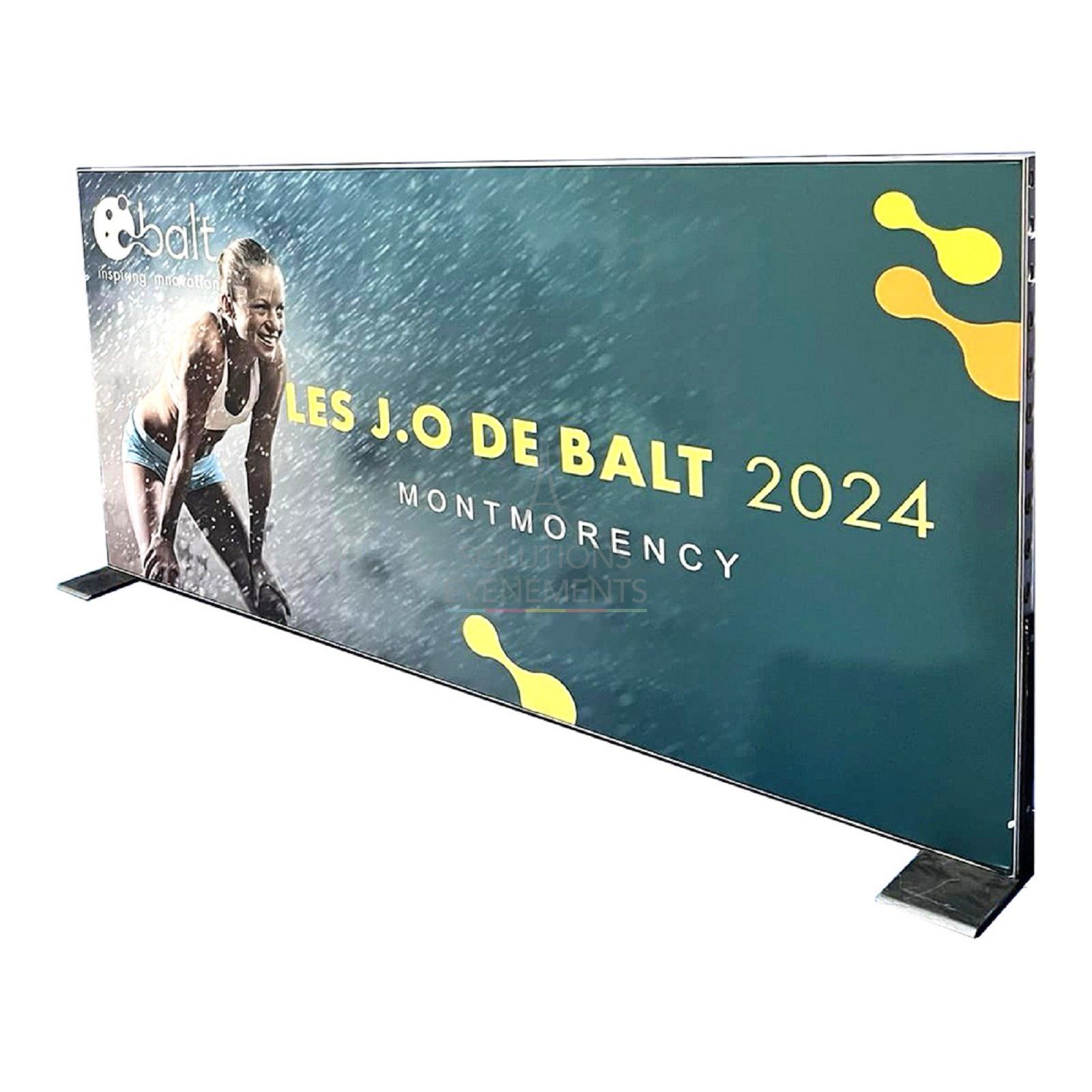 Stadium edge advertising board rental