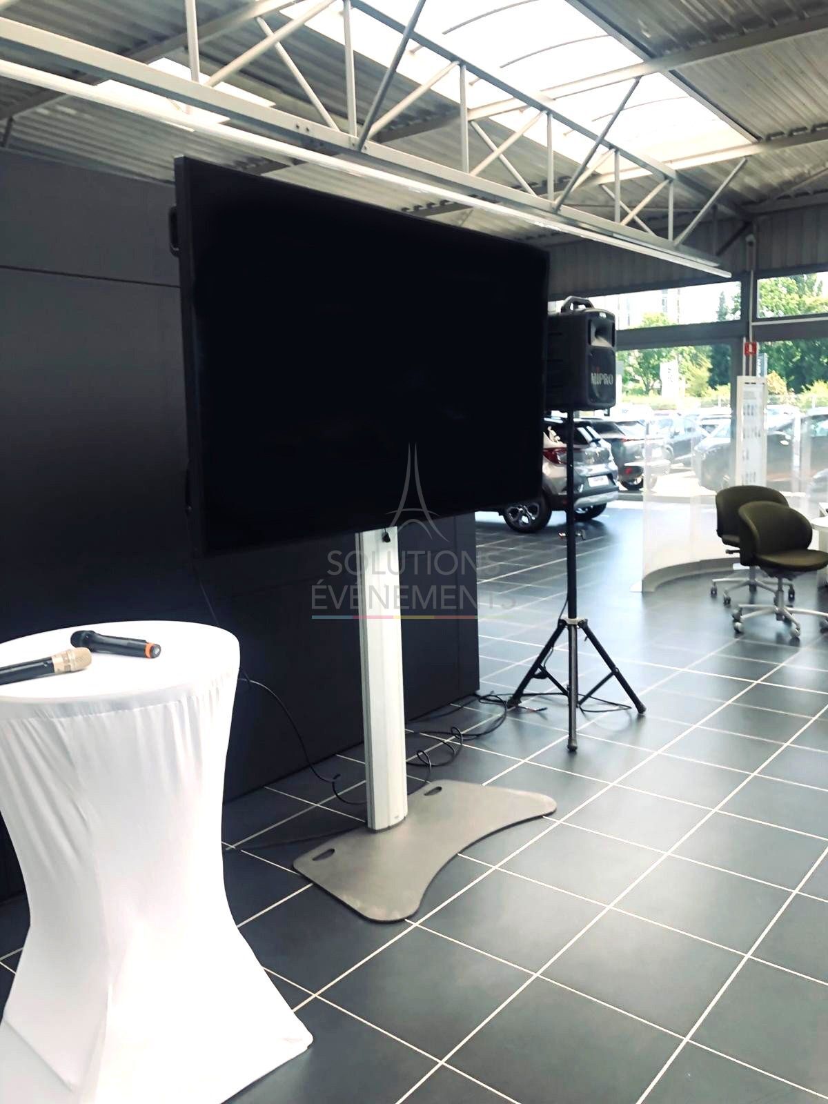 Flat Screen Stand Kit - 85 inches - Visual 4