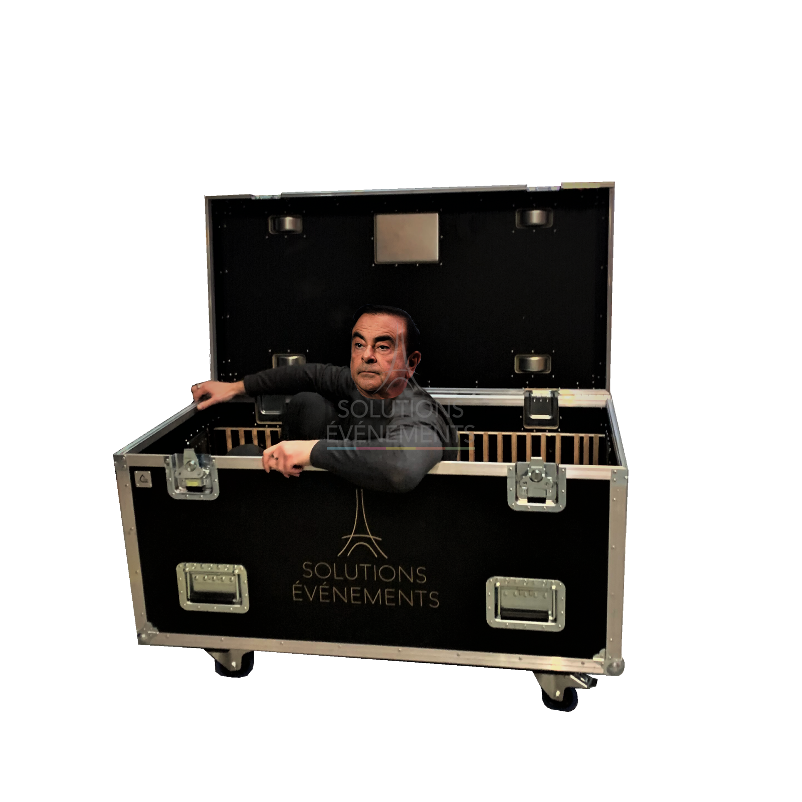 Discreet extraction flight case